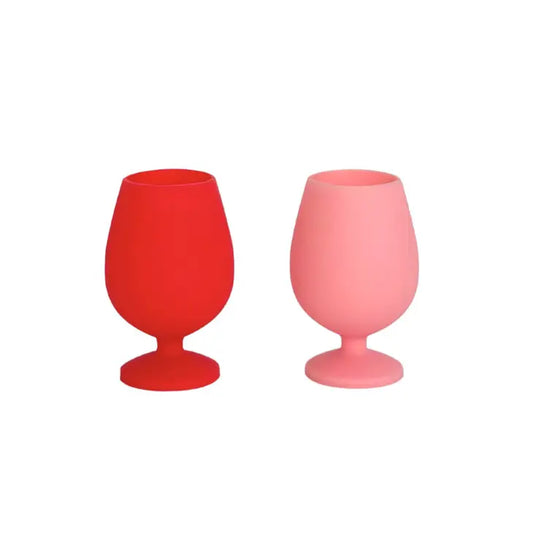 Cherry + Blush | Stemm | Silicone Unbreakable Wine Glasses