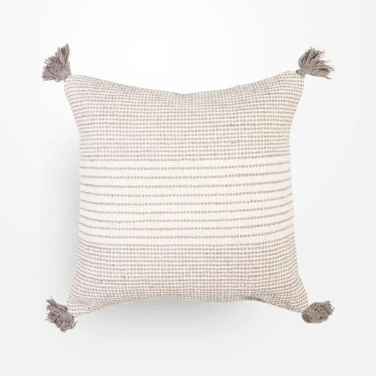 Cotton Cushion Cover With Filling - Barley- 45x45x1cm