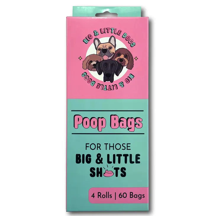 Dog Poop Bag Refills: Big & Little Sh#T