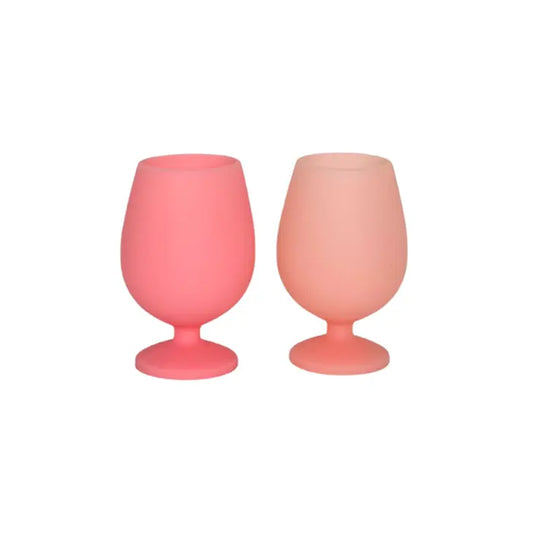 Flamingo + Lotus | Stemm | Unbreakable Wine Glasses