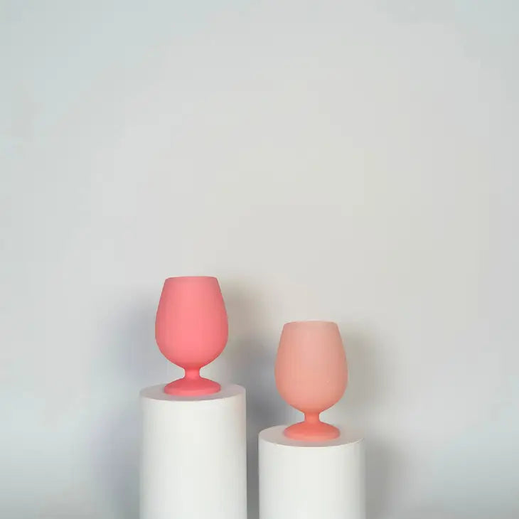 Flamingo + Lotus | Stemm | Unbreakable Wine Glasses