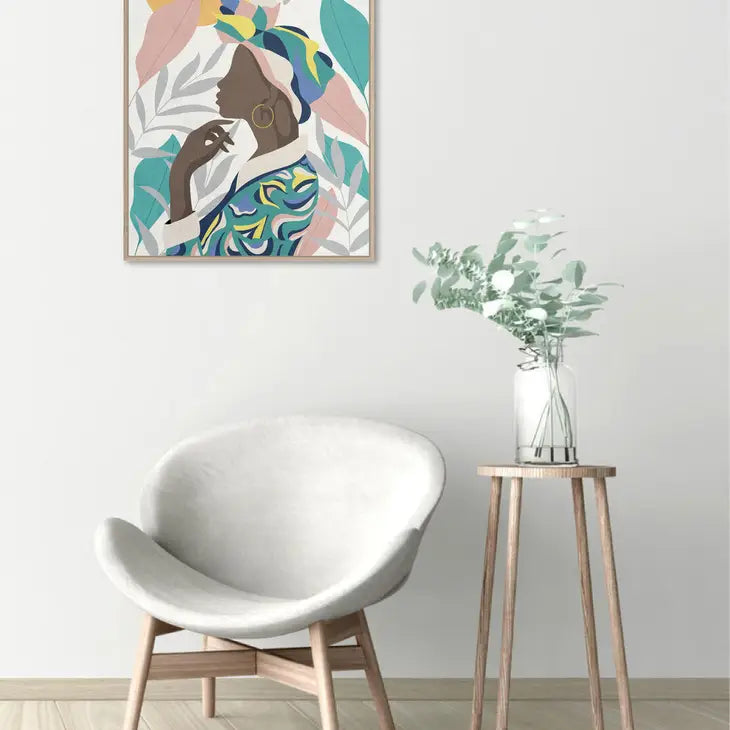 Framed Canvas Artwork - Marcy's Daydream - 60x90cm