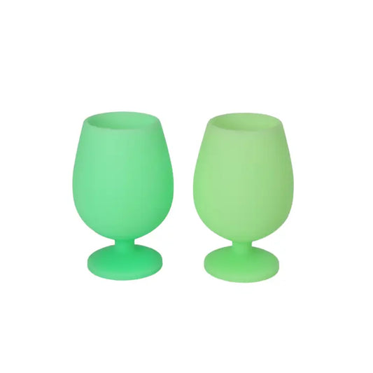 Gerbera + Leaf | Stemm | Unbreakable Silicone Wine Glasses