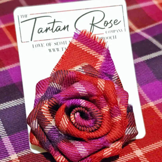 Love of Scotland Tartan Brooch