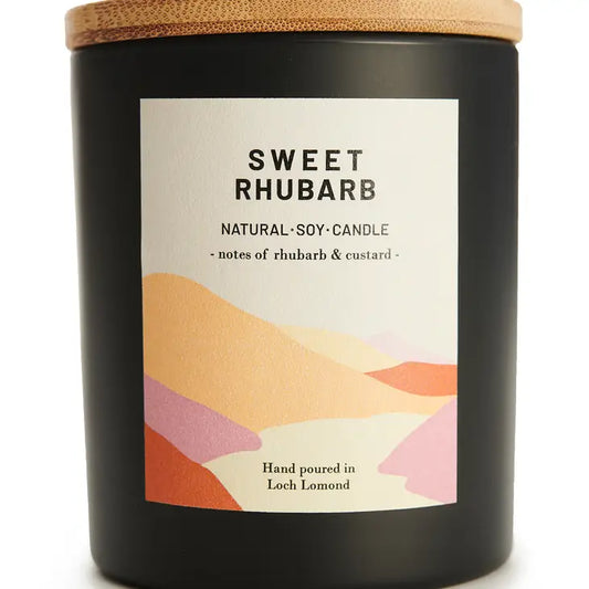 Ocoee House Ltd - Sweet Rhubarb, Soy Candle (Made in Loch Lomond, Scotland)