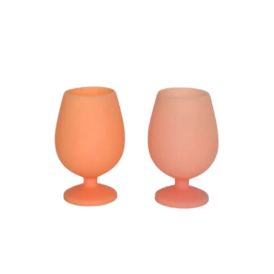 Peach + Petal | Stemm | Unbreakable Silicone Wine Glasses