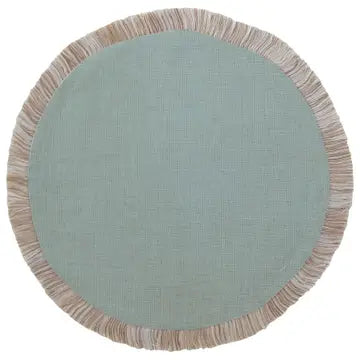 Round Placemats- Many Colours-Coastal Fringe-40cm