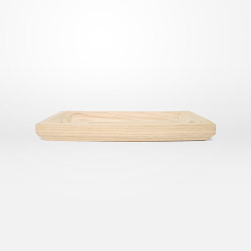 Timber Tray - Flat - Natural - 42x4x20cm