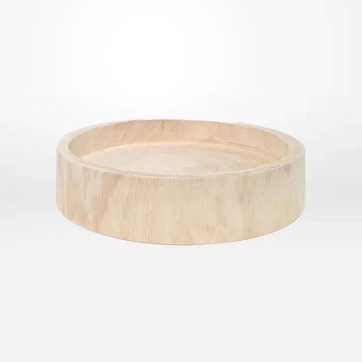 Timber Tray - Nomuka - Natural - 33x7.5x33cm